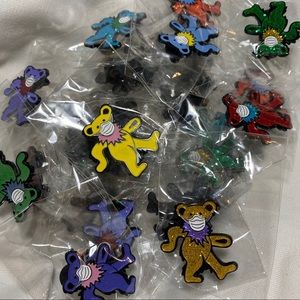 Covid-19 Dancing Bear Grateful Dead Mask-up Pins